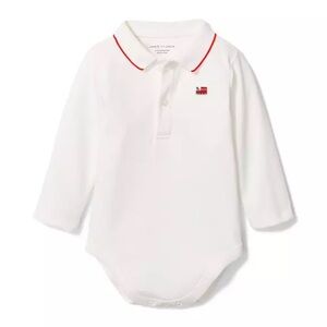 Janie and Jack Baby Train Polo Bodysuit
